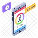 Lauf App Fitness App Online Fitness Tracker Symbol