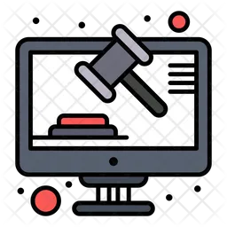Online Law  Icon