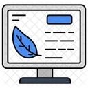 Online Leaf  Icon