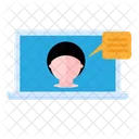 Online Learning Study Education Icon