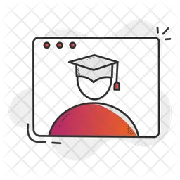 Online Learning  Icon