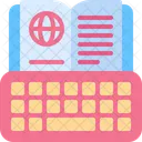 Online Learning Course Ebook Icon