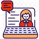Online Learning Education Online Education Icon