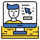 Online Learning Education Online Education Icon