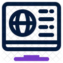 Online Learning Course Virtual Icon