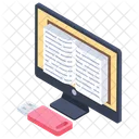 Edoc Online Book Virtual Learning Icon