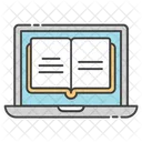 Online Reading Online Learning Online Education Icon