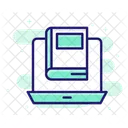 Online Book Online Education Laptop Book Icon