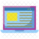 Laptop Computer Education Icon