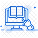 Online Book Ebook Elearning Icon