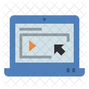 Online Learning Study Icon