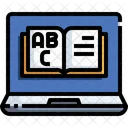 Online Learning Notebook Learning Icon