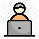 Online Learning Computer Icon