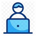 Online Learning Computer Icon