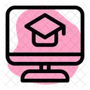 Online Learning Online Education E Learning Icon