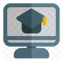 Online Learning Online Education E Learning Icon