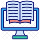 Online Learning Book Ebook Icon