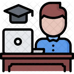 Online Learning  Icon