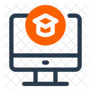 Online Learning Internet Education Icon