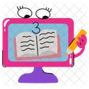 Online Learning Education Online Education Icon