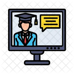 Online Learning  Icon