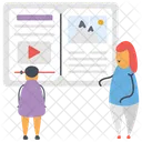 Online Learning Electronic Learning Elearning Icon