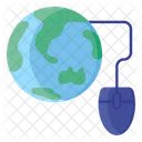 Online Learning Online Education Global Learning Icon