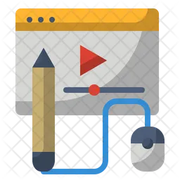 Online Learning  Icon