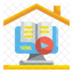 Online Learning  Icon