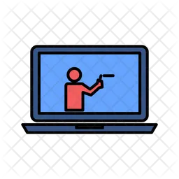 Online Learning  Icon