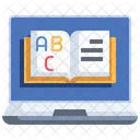Online Learning Notebook Learning Icon