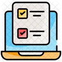 Online Learning Icône