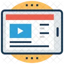 Online Learning Video Icon