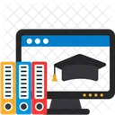 Online Learning Web  Icon