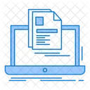 Online-Lebenslauf  Symbol