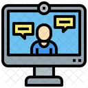 Online Lecture Online Learning Lecture Icon