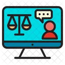 Online legal  Symbol