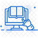 Online Buch E Book E Learning Symbol