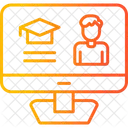 Online lernen  Symbol