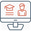 Online lernen  Symbol