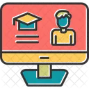 Online lernen  Symbol
