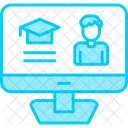 Online lernen  Symbol