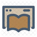 Online Buch Lesebuch Buch Website Symbol