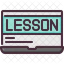 Elearning Lesson Online Icon