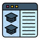 Online Education Online Learning Icon