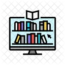 Online Library Learning Icon