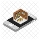 Online Library Book Icon