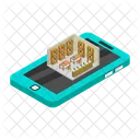 Online Library Book Icon
