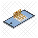 Online Library Book Icon
