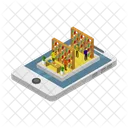 Online Library Book Icon